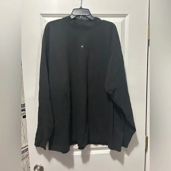 Yeezy GAP collab Men's Black Long Sleeve Tee Big & Tall - Picture 5 of 5
